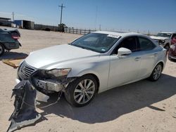 Salvage cars for sale at Andrews, TX auction: 2016 Lexus IS 200T