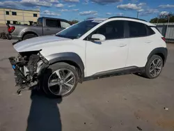 Salvage cars for sale at Wilmer, TX auction: 2021 Hyundai Kona Ultimate