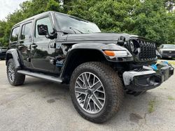 Salvage cars for sale at Knightdale, NC auction: 2024 Jeep Wrangler High Altitude 4XE