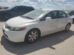 Honda salvage cars for sale: 2007 Honda Civic LX