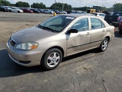 Toyota salvage cars for sale: 2007 Toyota Corolla CE