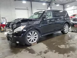 Vehiculos salvage en venta de Copart Ham Lake, MN: 2014 Infiniti QX80