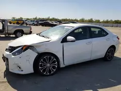 Salvage cars for sale at Fresno, CA auction: 2014 Toyota Corolla L