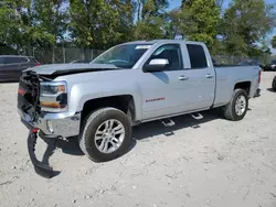 Chevrolet salvage cars for sale: 2017 Chevrolet Silverado K1500 LT