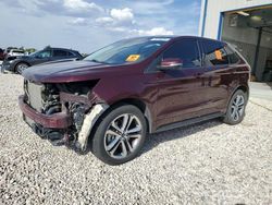 Salvage cars for sale at Casper, WY auction: 2017 Ford Edge Sport