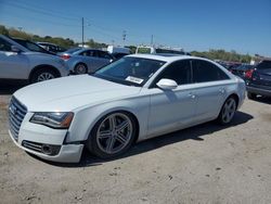 Salvage cars for sale at Indianapolis, IN auction: 2013 Audi A8 Quattro