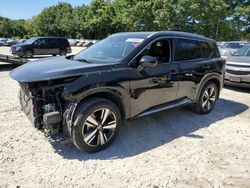 Salvage cars for sale at North Billerica, MA auction: 2021 Nissan Rogue SL