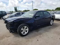 Salvage cars for sale at Miami, FL auction: 2014 Dodge Charger SE