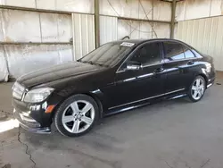 Mercedes-Benz salvage cars for sale: 2011 Mercedes-Benz C300