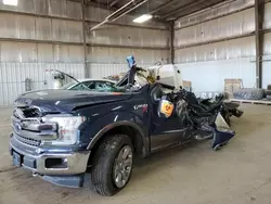 Ford salvage cars for sale: 2018 Ford F150 Supercrew