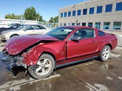 Salvage cars for sale at Littleton, CO auction: 2007 Ford Mustang