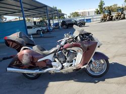 Salvage motorcycles for sale at San Martin, CA auction: 2008 Victory Vision Deluxe