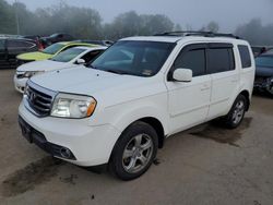 Salvage cars for sale at Marlboro, NY auction: 2013 Honda Pilot EXL