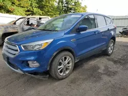 Salvage cars for sale at Center Rutland, VT auction: 2019 Ford Escape SE