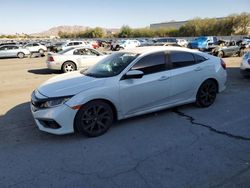 Salvage cars for sale at Las Vegas, NV auction: 2020 Honda Civic Sport