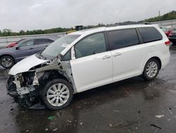 Salvage cars for sale at Fredericksburg, VA auction: 2013 Toyota Sienna XLE