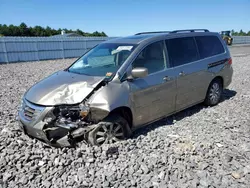 Salvage cars for sale at Windham, ME auction: 2010 Honda Odyssey EXL