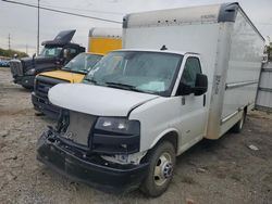 Salvage trucks for sale at Fort Wayne, IN auction: 2021 GMC Savana Cutaway G3500