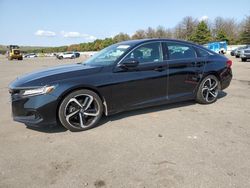 Salvage cars for sale at Brookhaven, NY auction: 2021 Honda Accord Sport SE