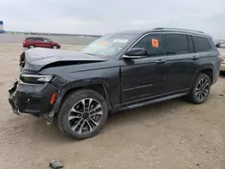 Salvage cars for sale at Greenwood, NE auction: 2021 Jeep Grand Cherokee L Overland