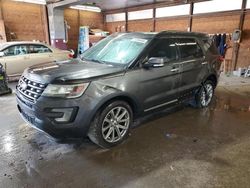 Ford Explorer salvage cars for sale: 2017 Ford Explorer Limited