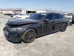 Salvage cars for sale at Sun Valley, CA auction: 2022 BMW 740 I