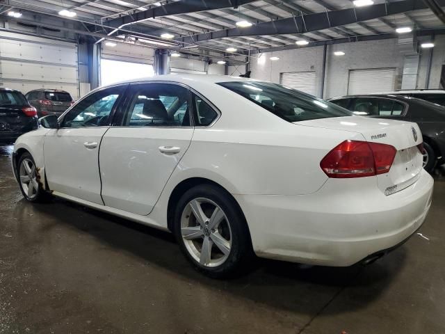 2012 Volkswagen Passat SE