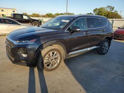 Salvage cars for sale at Wilmer, TX auction: 2020 Hyundai Santa FE SEL