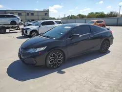 Honda salvage cars for sale: 2015 Honda Civic EX