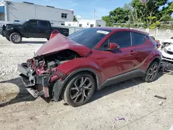 Toyota c-hr salvage cars for sale: 2018 Toyota C-HR XLE