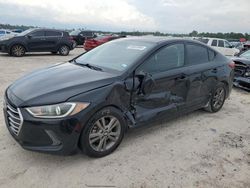 Salvage cars for sale at Houston, TX auction: 2018 Hyundai Elantra SEL