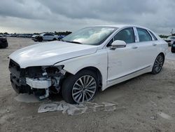 Salvage cars for sale at West Palm Beach, FL auction: 2018 Lincoln MKZ Premiere