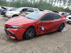 Salvage cars for sale at Harleyville, SC auction: 2021 Toyota Camry Night Shade