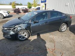 Salvage cars for sale at Mcfarland, WI auction: 2017 Chevrolet Cruze LT