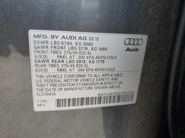 2012 Audi Q7 Premium Plus