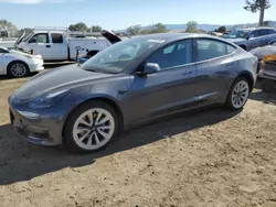 Salvage cars for sale at San Martin, CA auction: 2022 Tesla Model 3