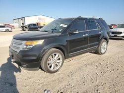 Salvage cars for sale at Amarillo, TX auction: 2015 Ford Explorer XLT