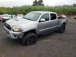 Salvage trucks for sale at Kapolei, HI auction: 2014 Toyota Tacoma Double Cab Long BED