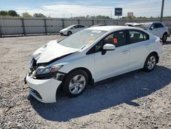 Honda salvage cars for sale: 2015 Honda Civic LX