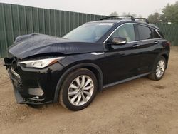 Salvage cars for sale at Finksburg, MD auction: 2019 Infiniti QX50 Essential