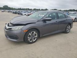 Salvage cars for sale at Wilmer, TX auction: 2016 Honda Civic LX