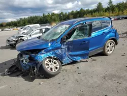 Salvage cars for sale at Windham, ME auction: 2018 Ford Escape SE