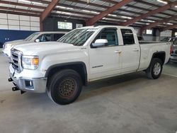 Salvage trucks for sale at East Granby, CT auction: 2015 GMC Sierra K1500 SLE