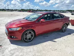 Ford salvage cars for sale: 2016 Ford Fusion Titanium