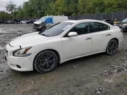 Salvage cars for sale at Waldorf, MD auction: 2012 Nissan Maxima S