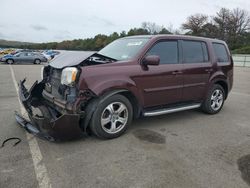 Salvage cars for sale at Brookhaven, NY auction: 2014 Honda Pilot EXL