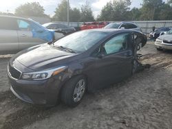 KIA salvage cars for sale: 2017 KIA Forte LX