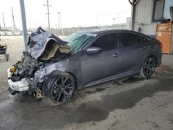 Honda salvage cars for sale: 2017 Honda Civic LX