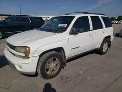 Salvage cars for sale at Grand Prairie, TX auction: 2003 Chevrolet Trailblazer