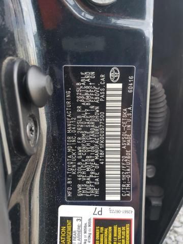 2012 Toyota Camry Base